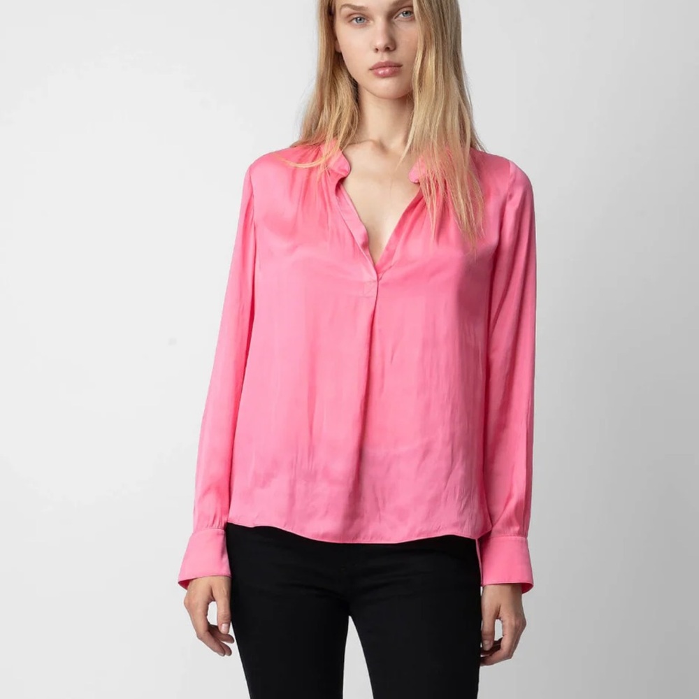 Zadig & Voltaire Vibrant Pink Blouse
